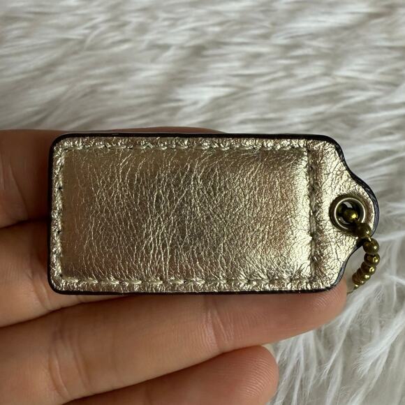 1.5" COACH Fob Bag Charm Hang tag Hangtag - Picture 2 of 2